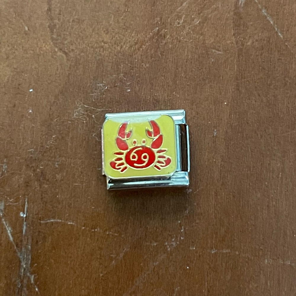 Cancer Zodiac Italian Charm